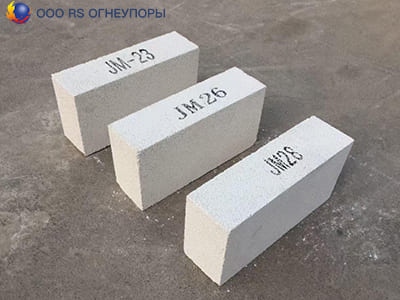 Муллитовый ультралегковесный теплоизоляционный кирпич JM