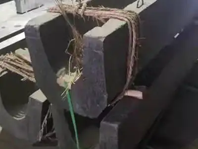 Бетонные изделия для чугунного желоба доменной печи