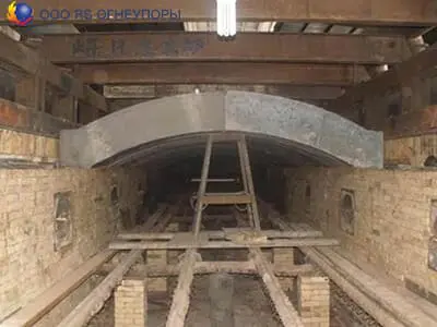 Огнеупорные блоки для свода нагревательных печей