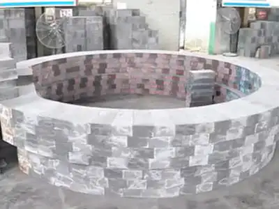 Изделия для керамической футеровки доменной печей