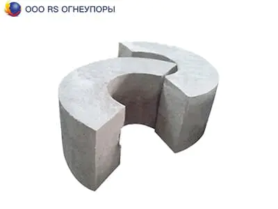 Термоблоки огнеупорные для глиссажных труб