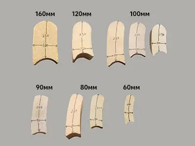 Глиноземистый кирпич радиального формата
