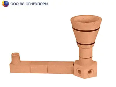 Изделия огнеупорные для сифонной разливки стали