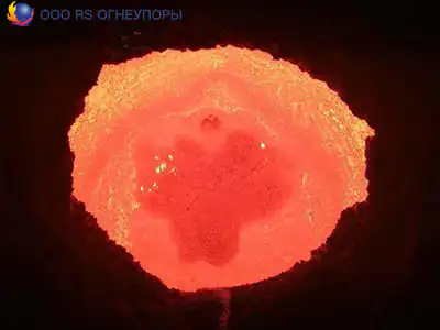 Торкрет масса для горячего ремонта футеровки конвертера